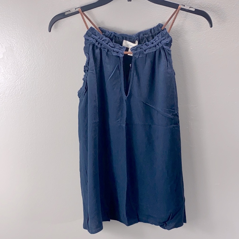 Freeway Women's Blue Sleeveless Blouse Size  S